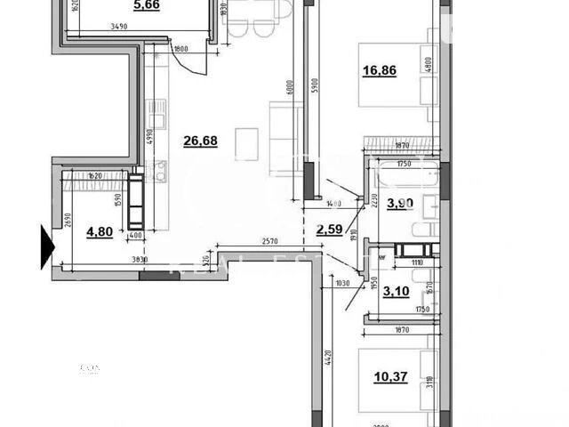 Продаж 2к квартири 73.96 кв. м на вул. Клеманська 3 • ID 348