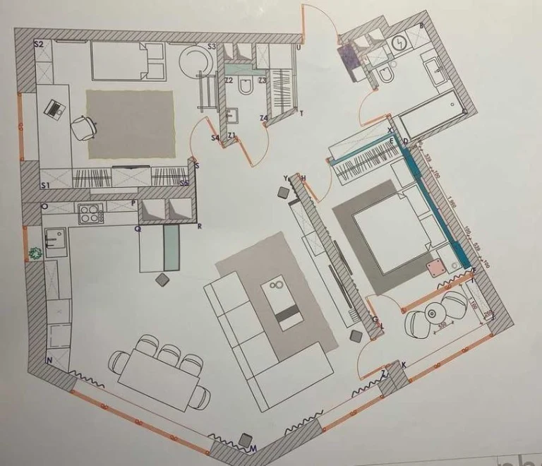 Residential complex Quartet Apartment 3 rooms 91 m²
