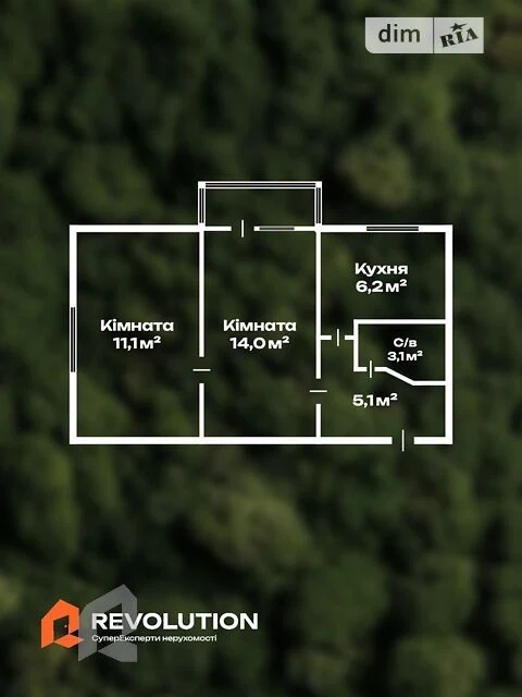 Продаж 2к квартири 42.6 кв. м на вул. Кирилівська 117 • ID 3