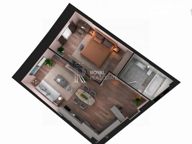 Sale of 1-room apartment 52.53 sq. m on Stepana Bandera Ave. 30