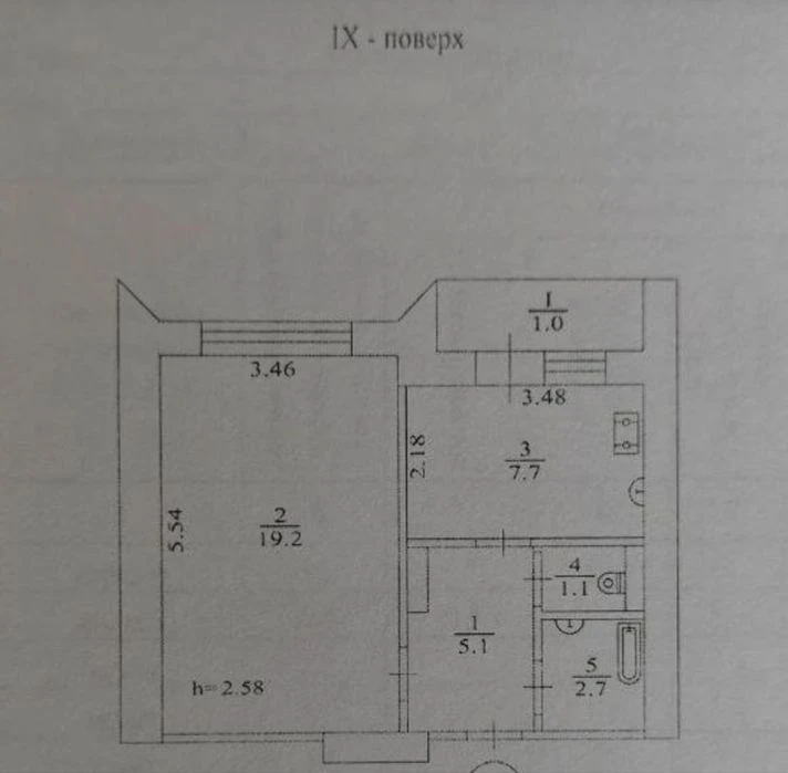Без% Продам 1к 37м2 Київ вулиця Академіка Кіпріанова 6А метр