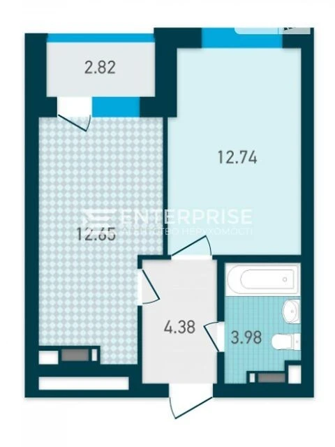 Продаж 1к квартири 37 кв. м на пров. Індустріальний 2 • ID 3