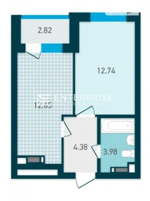 Продаж 1к квартири 37 кв. м на пров. Індустріальний 2 • ID 3