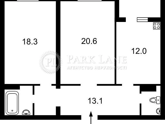 Продаж 2к квартири 72 кв. м на вул. Ревуцького 5 • ID 348010