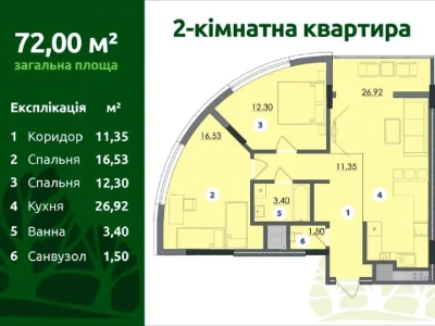 Квартира. Івано-Франківськ, 22 Січня вул., (Будинок 1)