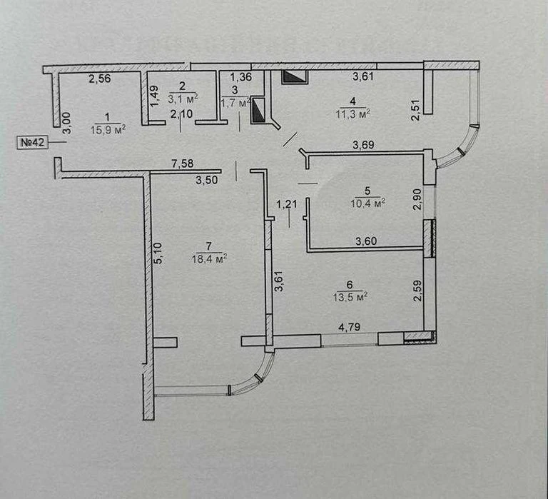 Продаж 3-кімнатної квартири, Митниця!