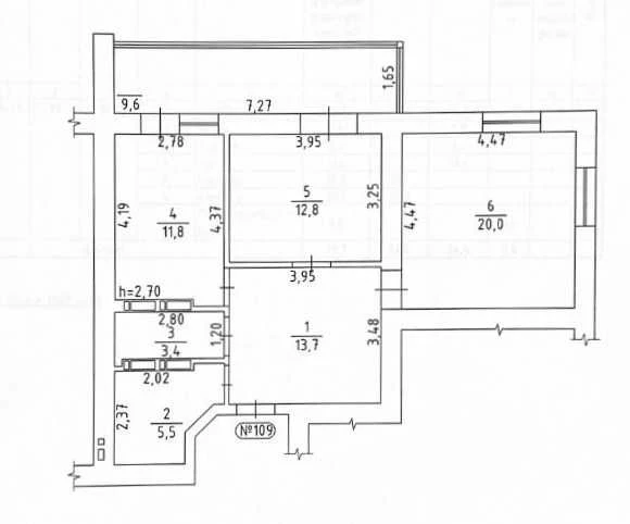 Продаж двокімнатної квартири в центрі, ЖК Diamond Hall