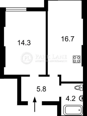 Продаж 1к квартири 41 кв. м на вул. Дегтярівська 17 • ID 347