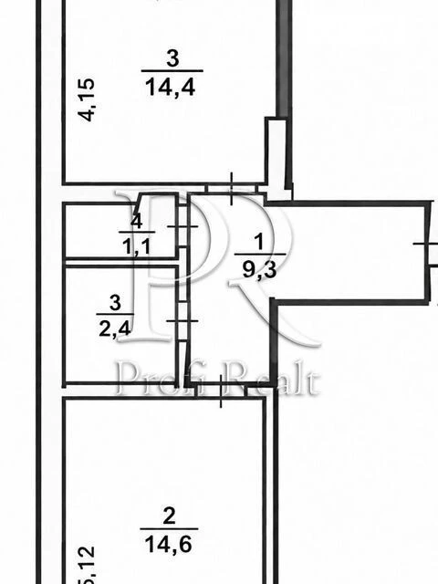 Продаж 1к квартири 48 кв. м на вул. Гетьмана Вадима • ID 347