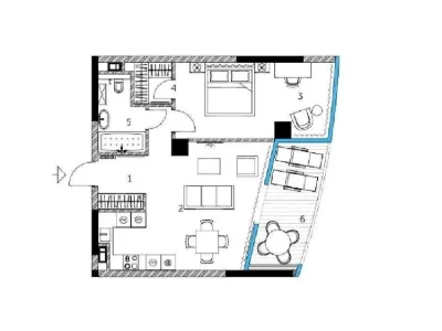 БЕЗ % Продажа 1к квартиры в ЖК Taryan Towers Бизнес класс прем