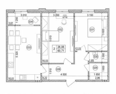 БЕЗ % Продаж 2-ної квартири Максимовича Михайла, 24 Престон,