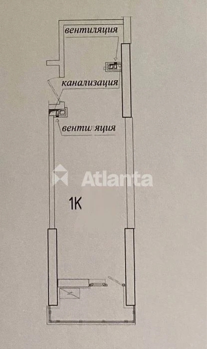 Срочно! 1 комнатная квартира в Аркадии