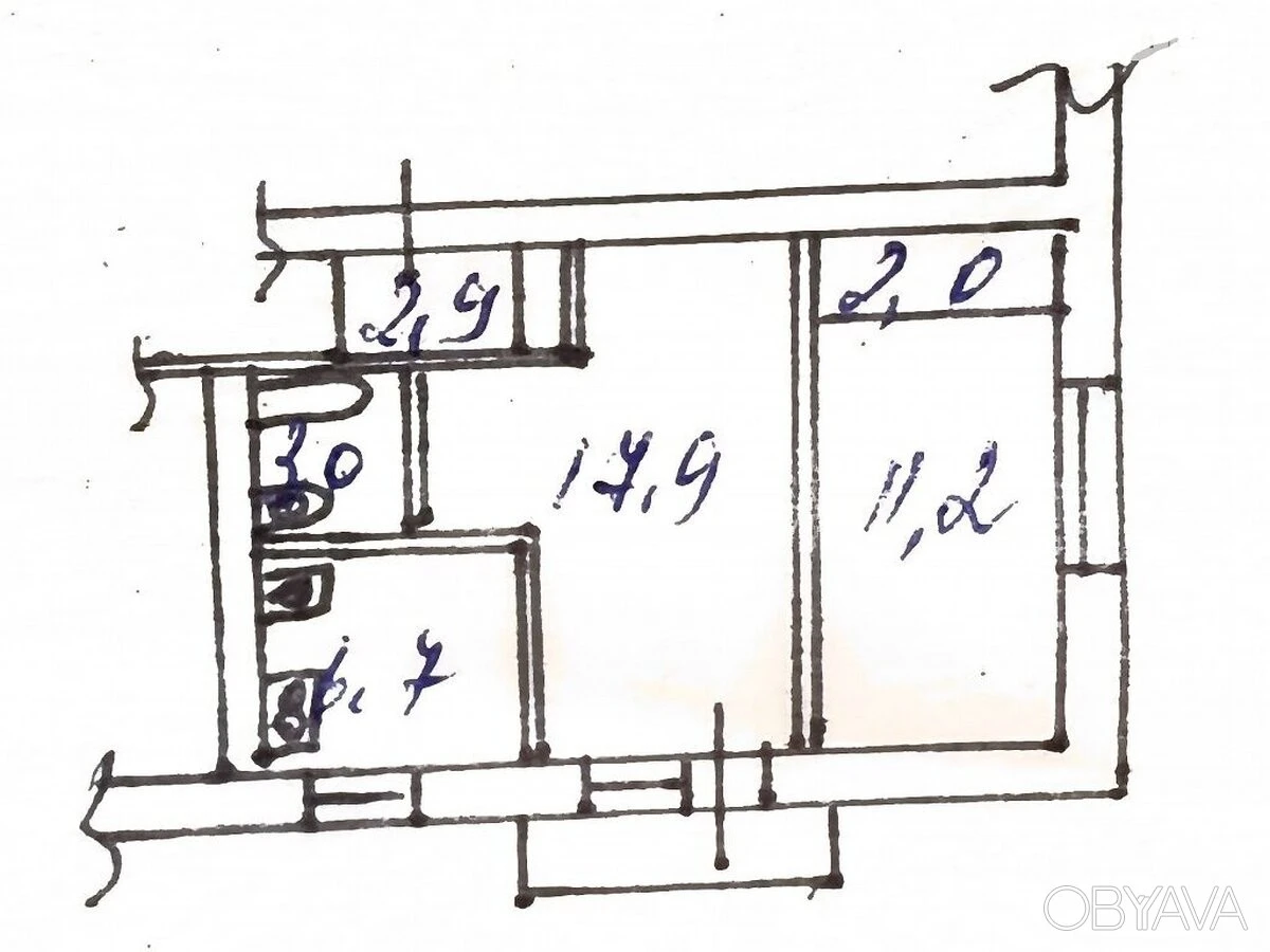 2-room apartment, Tampere Street, 1/22,