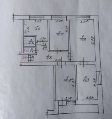 Срочно‼️ Продам 4 комнатную квартиру ‼️23 Августа 23 Серпня