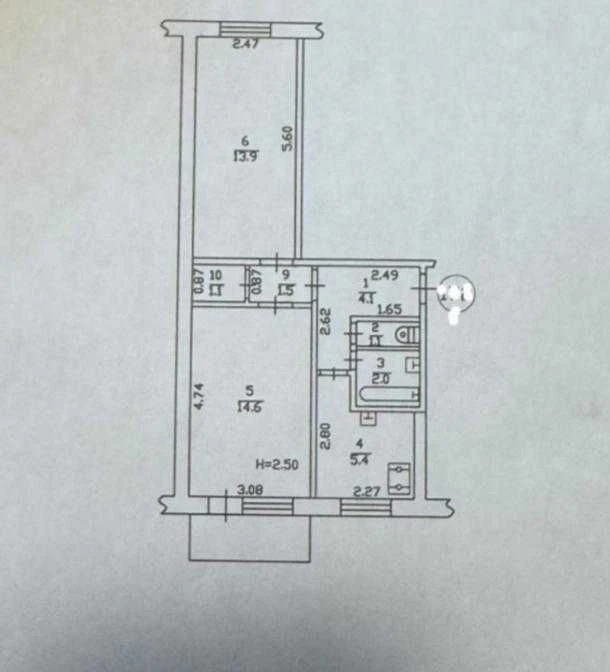 Продам квартиру 2 ком. метро Салтовская ( Героев Труда)