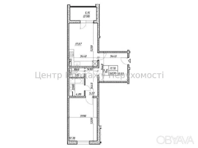 1-комнатная квартира, 61 м.кв.