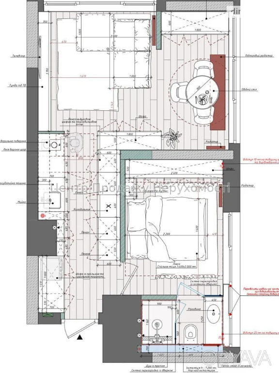 1-комнатная квартира, 40 м.кв.