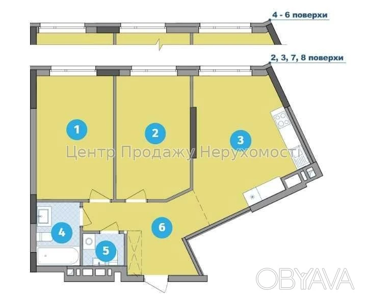 2-комнатная квартира, 71 м.кв.