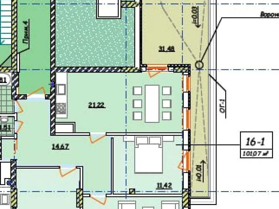 Apartment. Lviv, Ocheretyana St., (Building 2)
