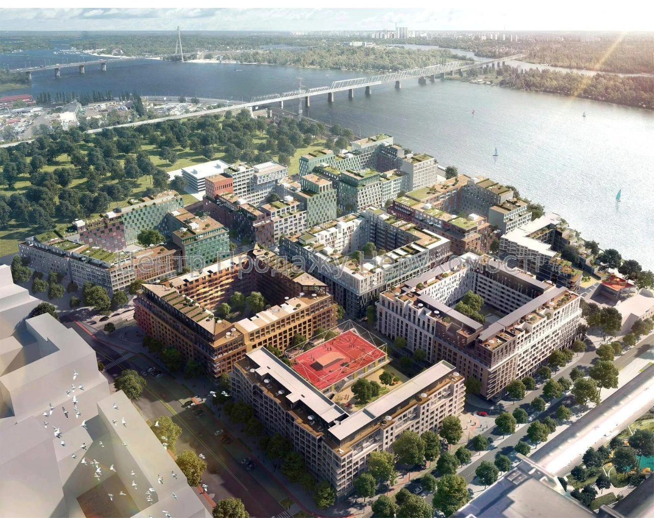 Продаж 1-кімн. квартири, 2/9 пов, 47м² в ЖК «Rybalsky», Київ