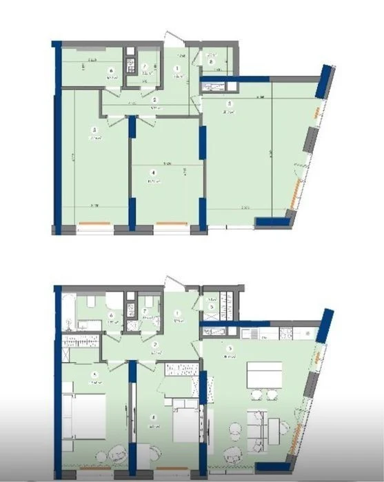 Residential complex Metropolis 3 SECTION 82 sq m Super Planning