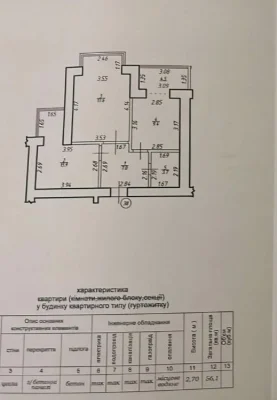 Продається простора двокімнатна квартира на вулиці Хіміків