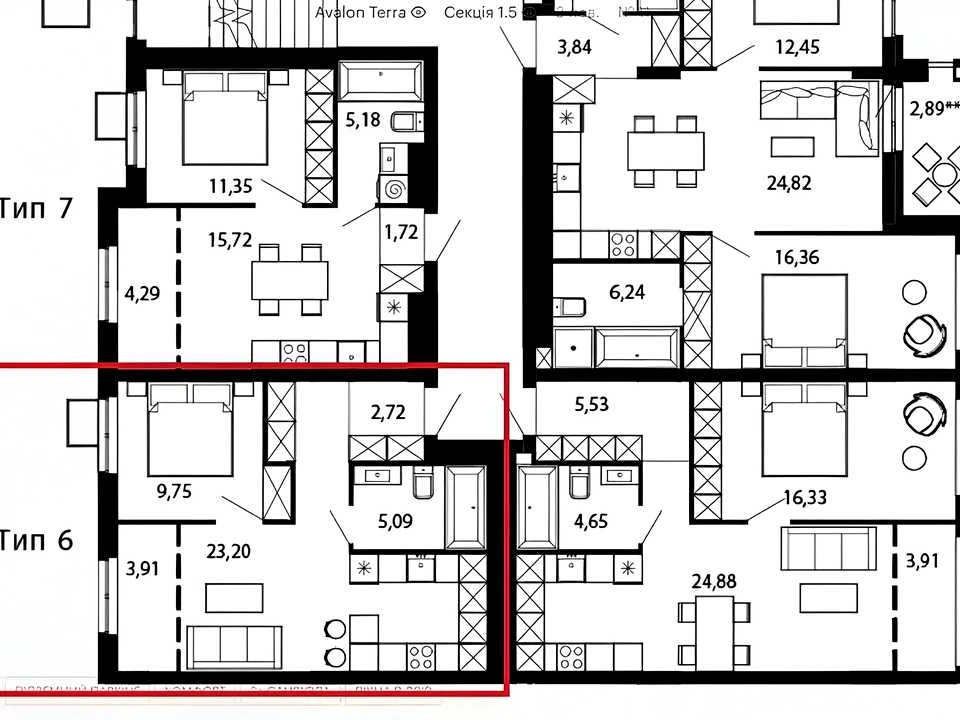 Квартира. Львів, Пасічна вул., (Будинок 1)