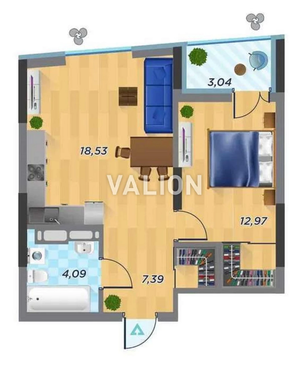 Продаж 1-к квартири вул. Шолуденка 30