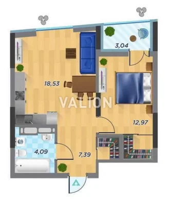 Продаж 1-к квартири вул. Шолуденка 30