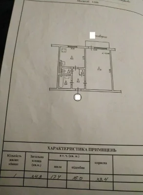 Продам 1 ком квартиру на 3 этаже Газового дома с отличным ра