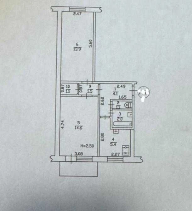 Продам 2 кім. кв. 45 м2 на Салтівка, вул. Нескорених, метро