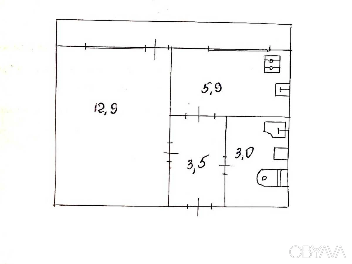 1-комнатная квартира, 28.20 кв.м