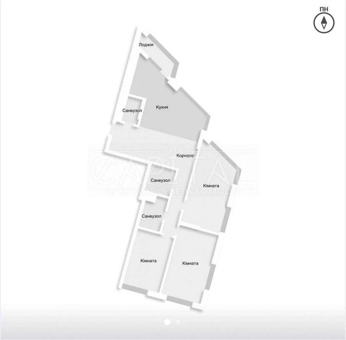 Продам квартиру 120м2, 3 спальні, ЖК Зарічний (8 буд-зданий
