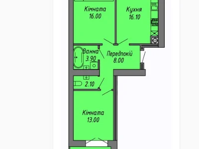 Квартира. Івано-Франківськ, Степана Бандери вул., (Будинок 1