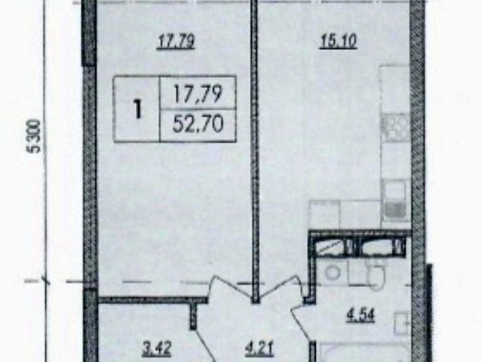 Apartment. Kyiv, Mykola Bazhana Ave., (Building 4)