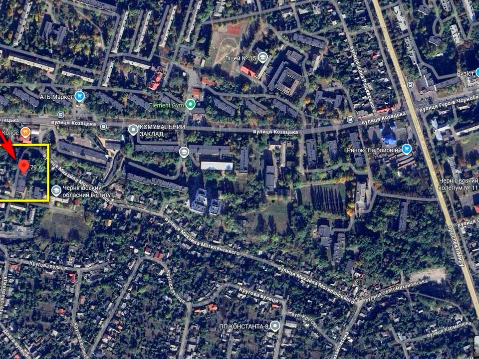 Квартира. Чернігів, Слобідська вул.