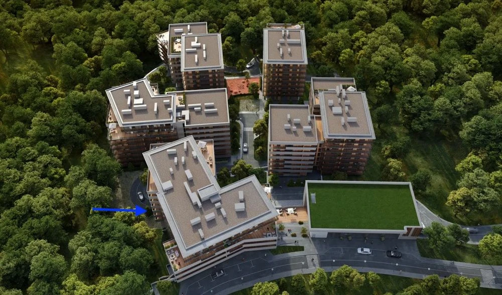 Продаж 2 кімнатної квартири з видом на ліс ЖК Марвел Хілл ву