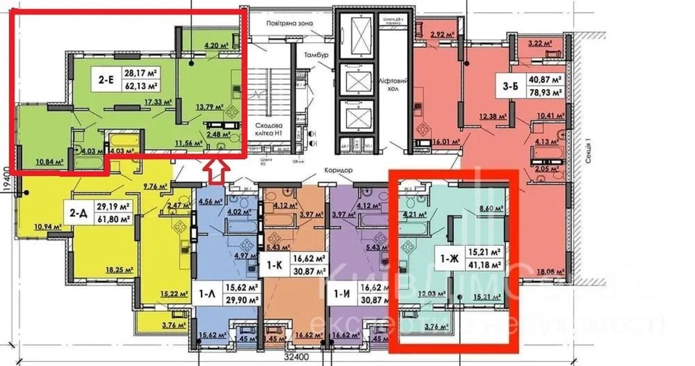 Продам 2 кімнатну квартиру ЖК Медовий-2 перепоступка Совські
