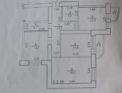 Продаж трикімнатної квартири по пр.Свободи