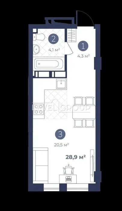 БЕЗ КОМІСІЇ! Продаж квартири в ЖК «Лебединий Guest House» —