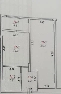 Продаж  просторої 1-кім квартири в зданій новобудові вул. Ве