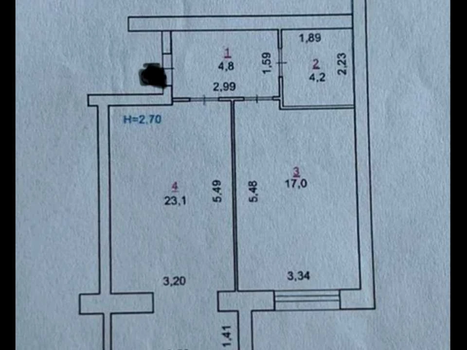Квартира. Житомир, Євгена Рихліка вул. (5-й Щорса), 15 к