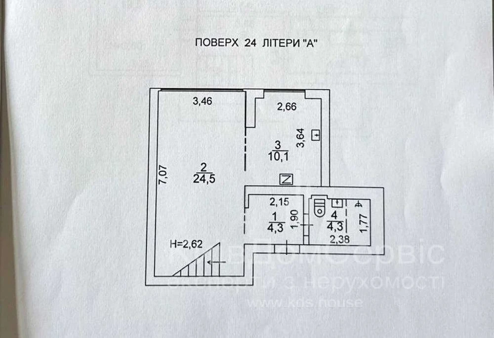 продаж квартири 3 кімнатна дворівнева 107 м² ЖК Кампус Солом