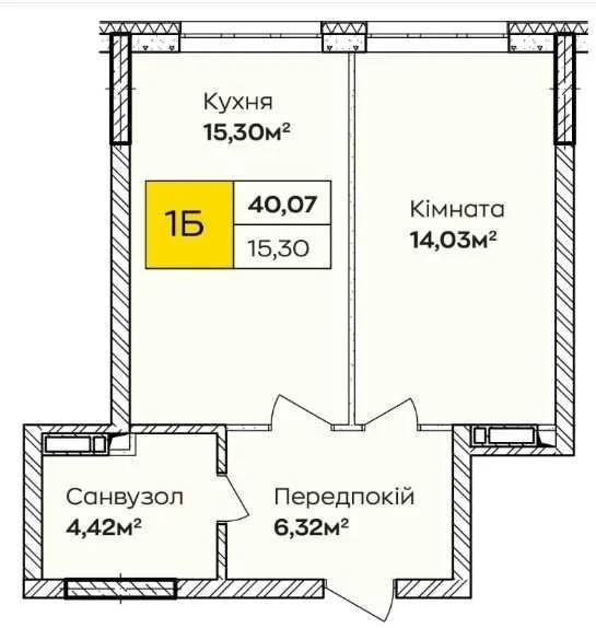 1-к в Києві під єОселю - внесок від 520 910 грн, платіж близ