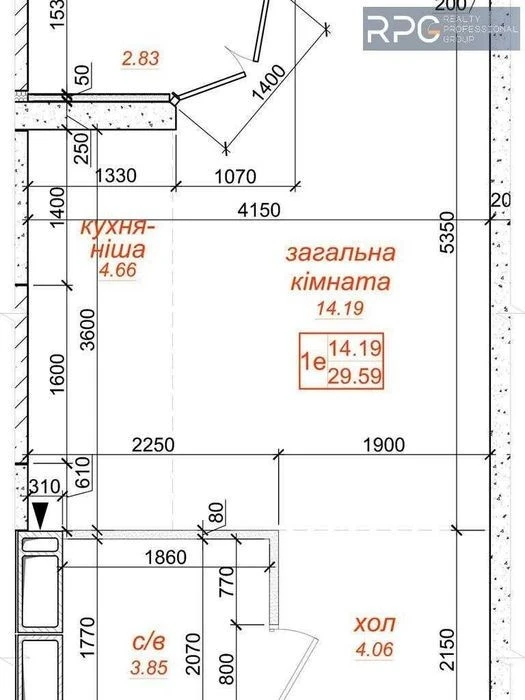 Продаж квартира 29м ЖК Одеський бульвар Метро Теремки