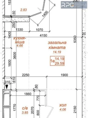 Продаж квартира 29м ЖК Одеський бульвар Метро Теремки