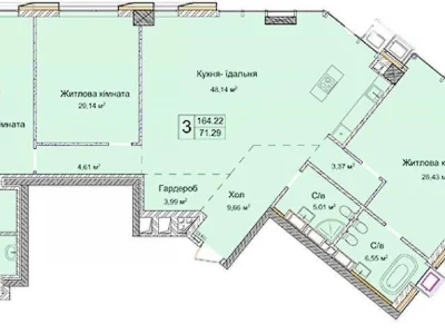 Продажа 4к квартиры 155 кв. м по ул. Андрея Верхосмотра 22 •