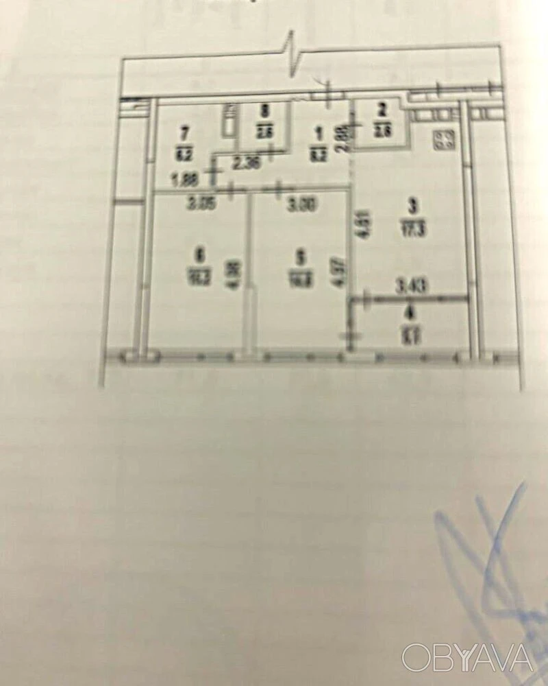 2-комнатная квартира, 72 кв. м