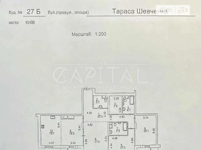 Продаж 4к квартири 166 кв. м на бул. Тараса Шевченка 27Б • I