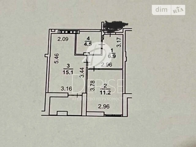 Продаж 1к квартири 40 кв. м на вул. Регенераторна 4К • ID 34